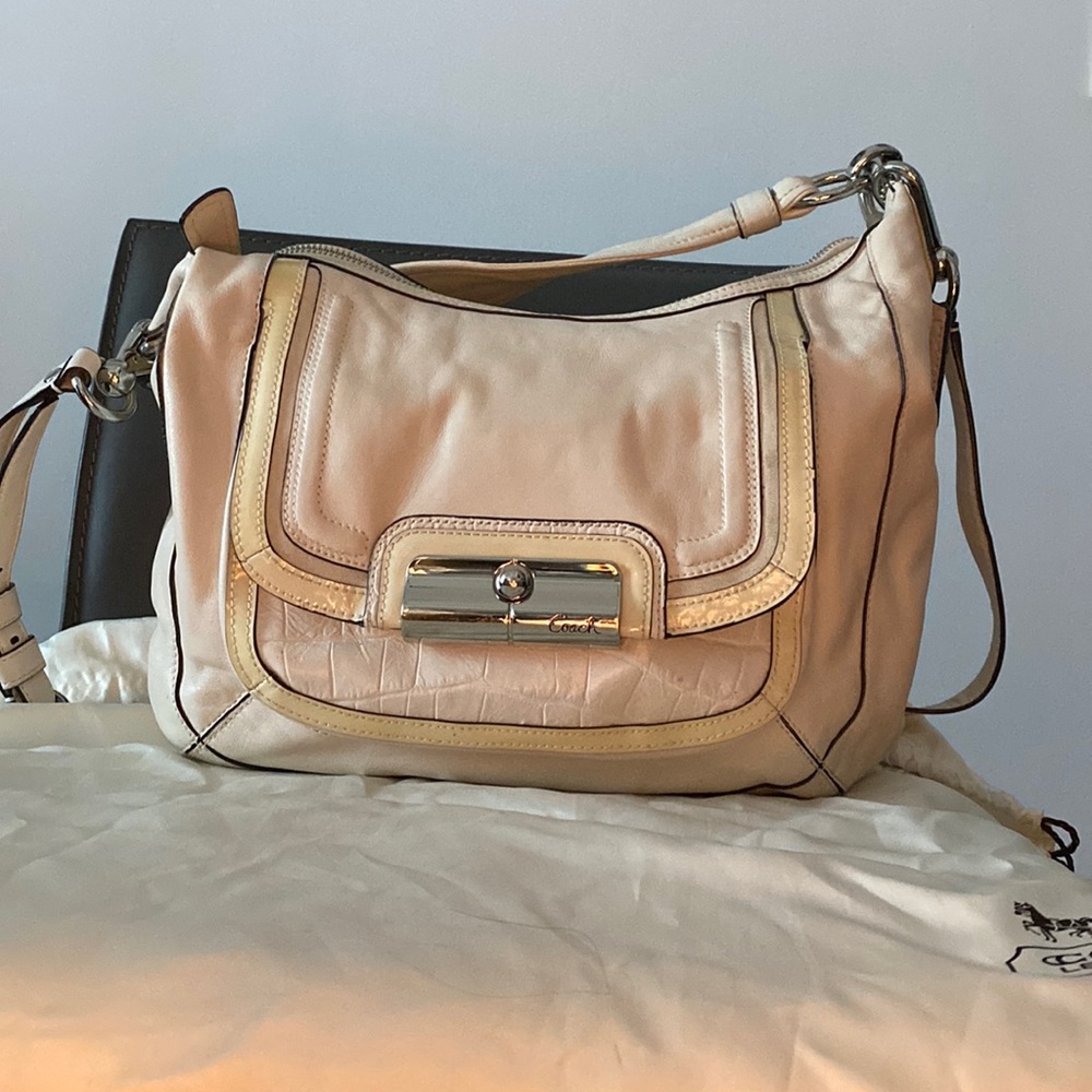 Coach hobo and over the shoulder convertible bag